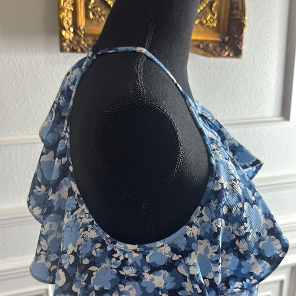 Floral Blue Halter Top - Picture 8 of 15